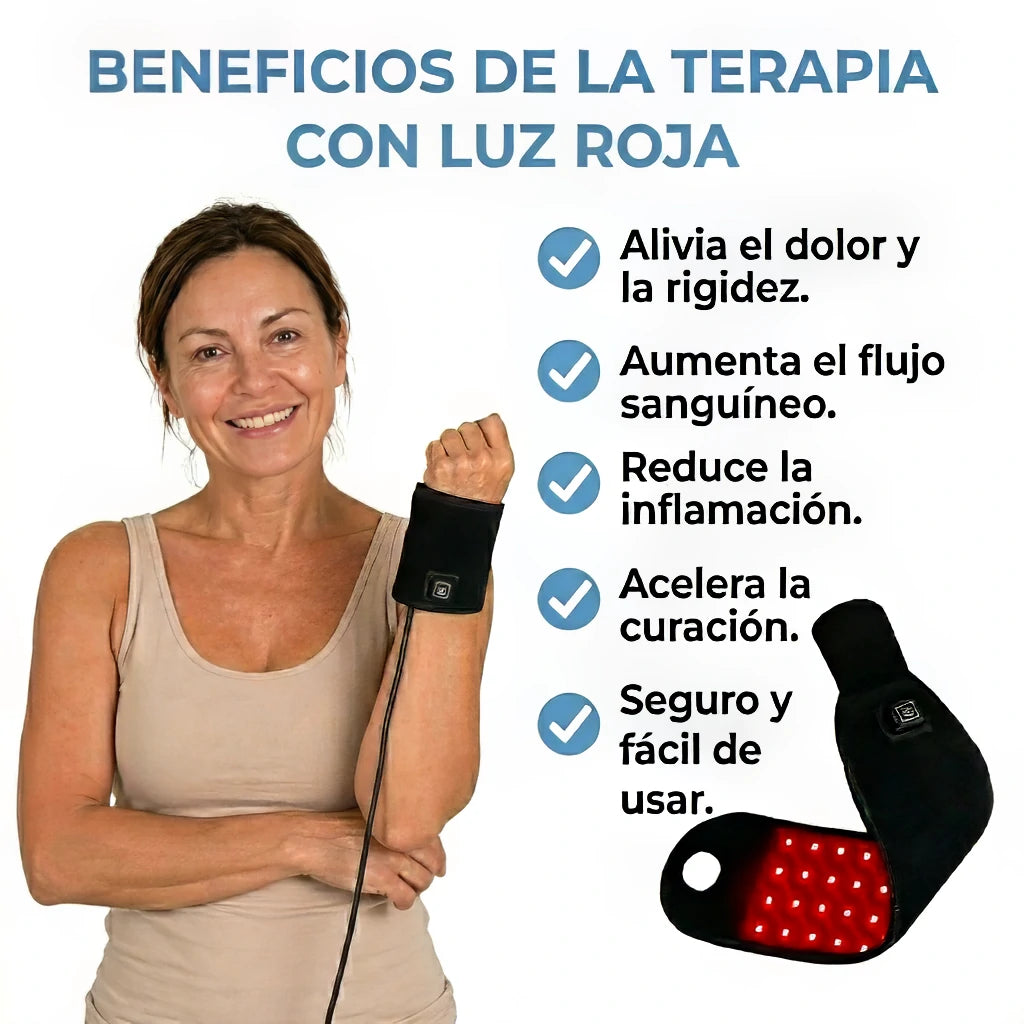 WristLight®  — Luz Roja para el Túnel Carpiano