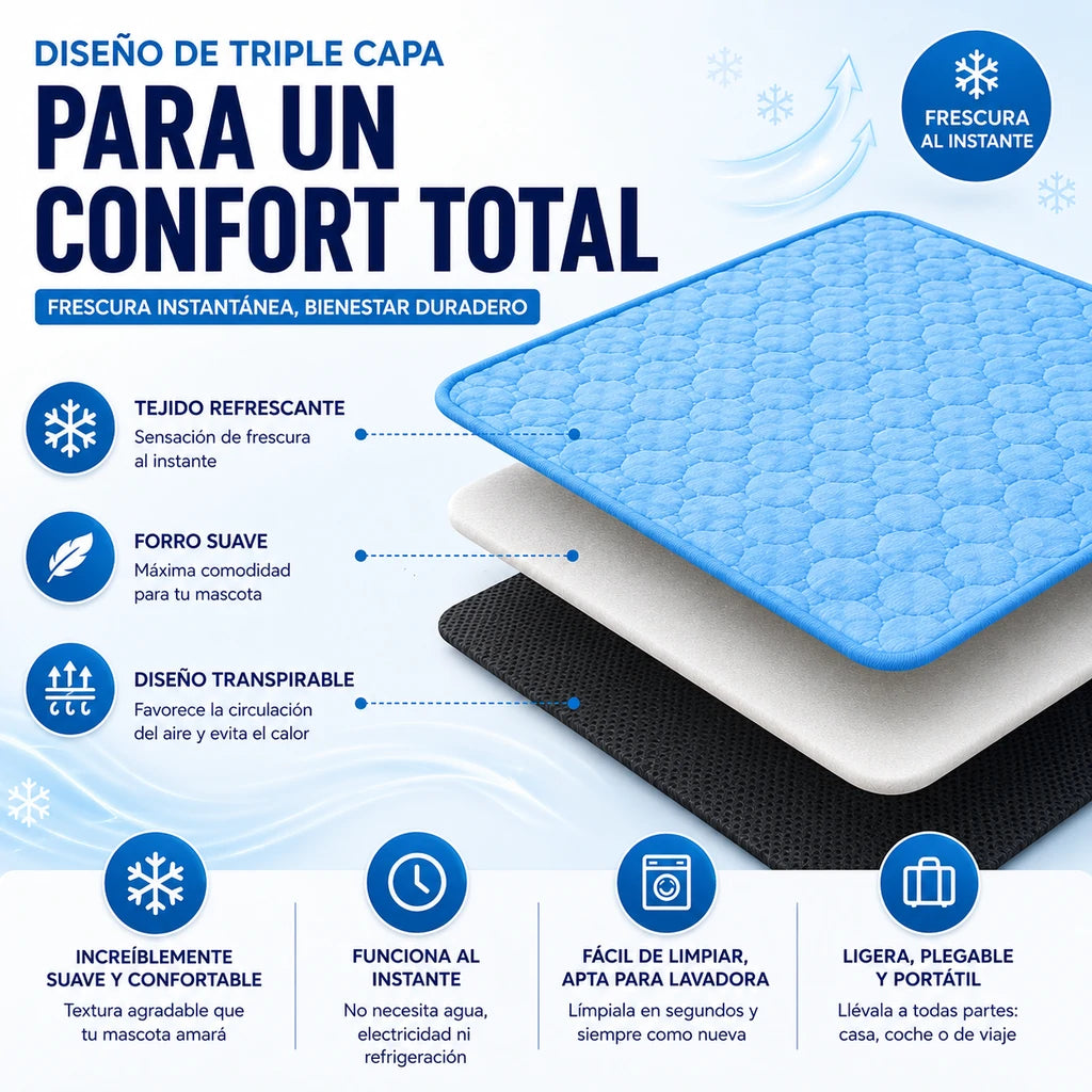 FRESQUITO™ - Alfombrilla Refrescante para Perros