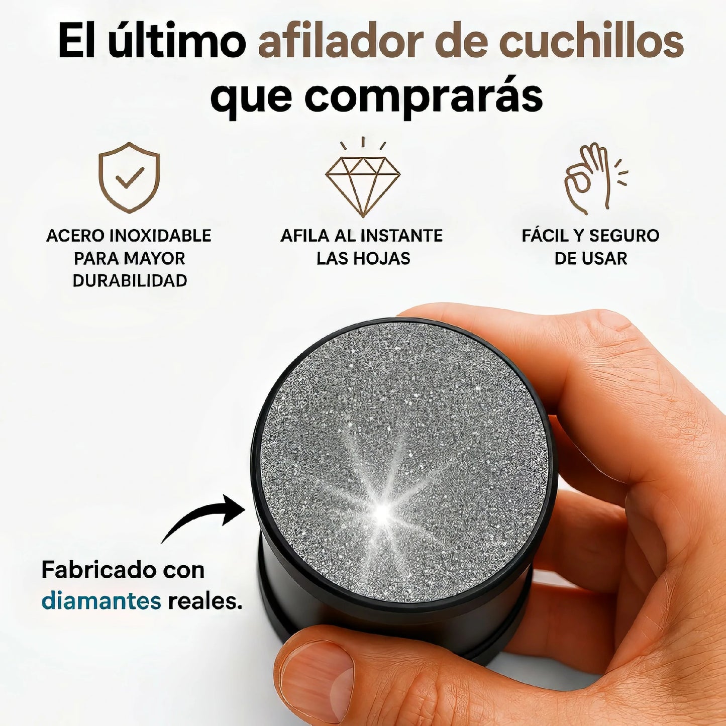 Set Afilador de Cuchillos de Diamante