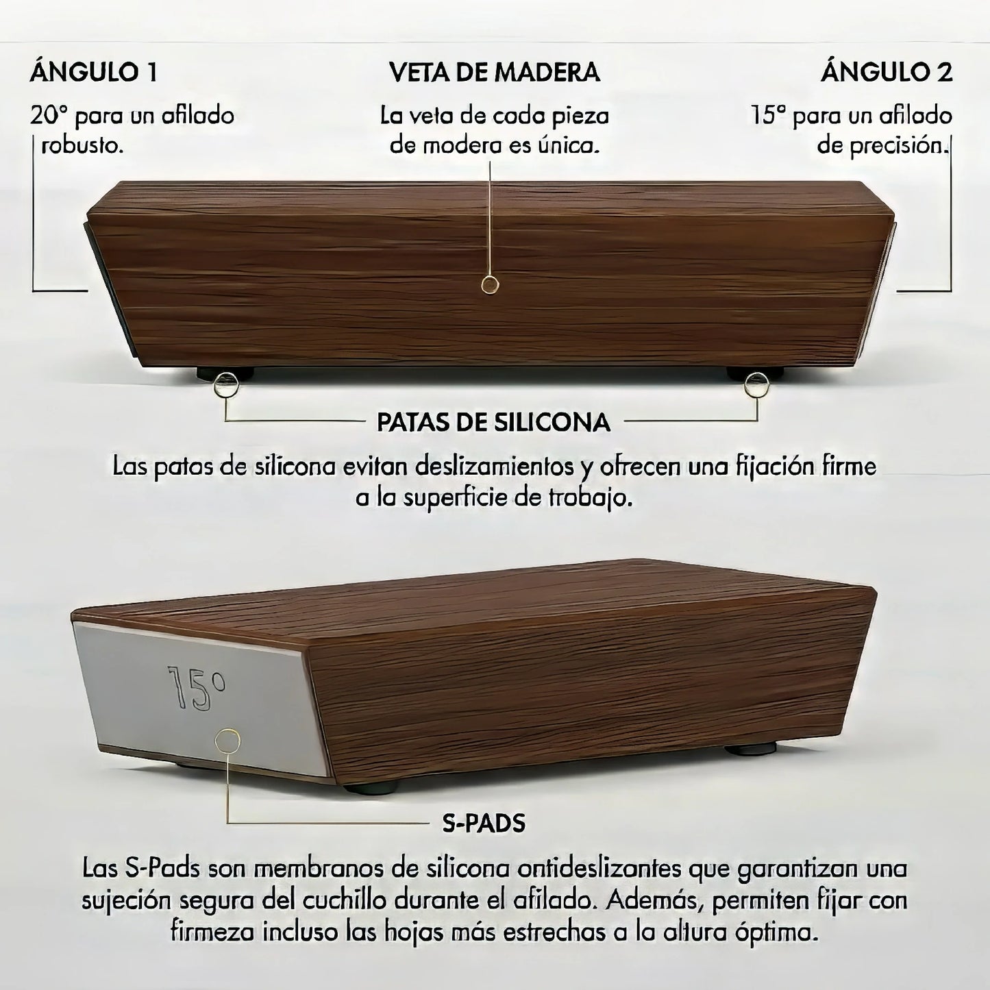 Set Afilador de Cuchillos de Diamante